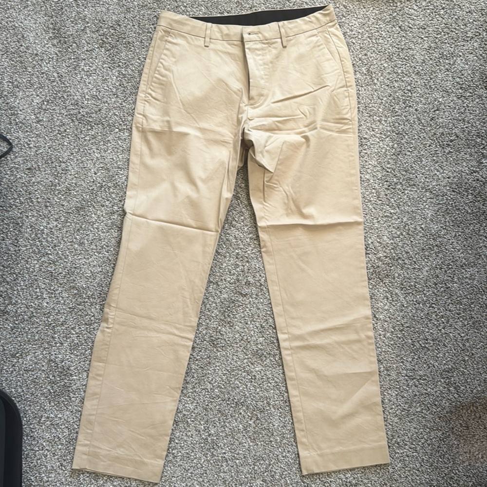 Bonobos Athletic Tech Pants Men’s Size 30x30 Light Khaki 3XDRY Chino